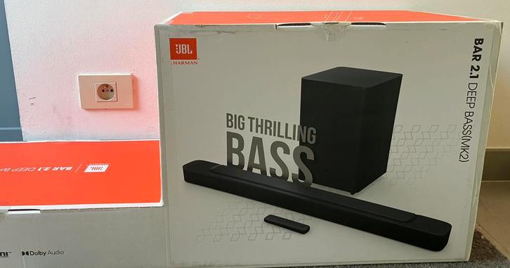 JBL SOUNDBAR BAR 2.1 (Nieuw), TV, Hi-fi & Vidéo, Barres de son, Enlèvement