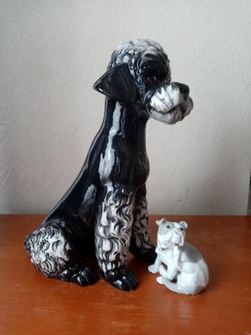 Figurine/tirelire  de chien céramique italien 60s  33.5cm