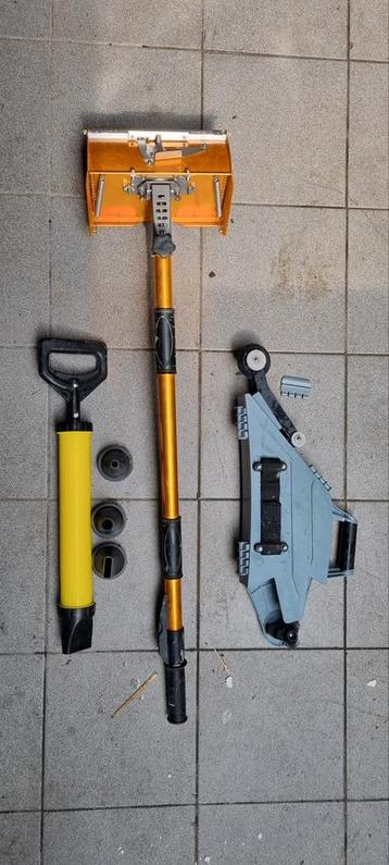 Kit boite banjo seringue pour enduire placo, Enlèvement ou Envoi, Comme neuf