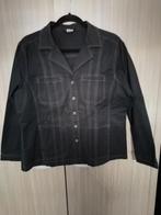zwart katoenen jasje mt L, Vêtements | Femmes, Vestes & Costumes, Taille 42/44 (L), Comme neuf, Enlèvement, Manteau