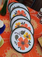 LOT 6 JOLIES GRANDES ASS  PLATES A DINER, Antiquités & Art, Enlèvement ou Envoi