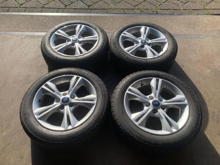 FORD FOCUS C MAX CONNECT ST VELGEN + WINTERBANDEN 205 55 R16, Auto-onderdelen, Elektronica en Kabels, Ford, Gebruikt, Ophalen of Verzenden
