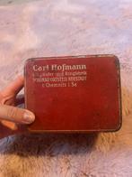 Oud blikken doosje Carl Hofmann, Ophalen
