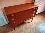 Vintage ladenkast teak / 3 lades, Huis en Inrichting, Kasten | Ladekasten, Ophalen, Gebruikt