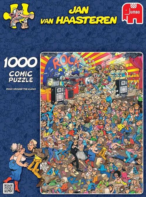 Rock Around the Clock - Jan van Haasteren, Hobby & Loisirs créatifs, Sport cérébral & Puzzles, Comme neuf, Puzzle, 500 à 1500 pièces