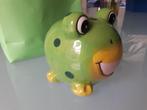 spaarvarken met kikker, Verzamelen, Ophalen of Verzenden, Nieuw, Steen, Aardewerk of Keramiek, Dier