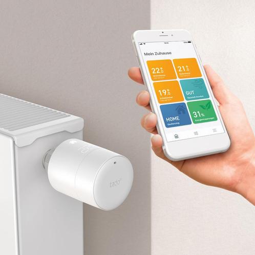 Thermostat de radiateur connecté Tado V3+ (modèle VA02), Doe-het-zelf en Bouw, Thermostaten, Nieuw, Slimme thermostaat, Ophalen of Verzenden