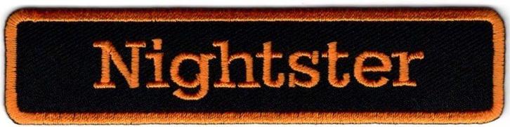 Harley Davidson Nightster stoffen opstrijk patch embleem #1, Motoren, Accessoires | Overige, Nieuw, Verzenden