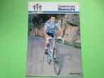 wielerkaart 1985 team bianchi alberto volpi  signe, Sports & Fitness, Comme neuf, Envoi