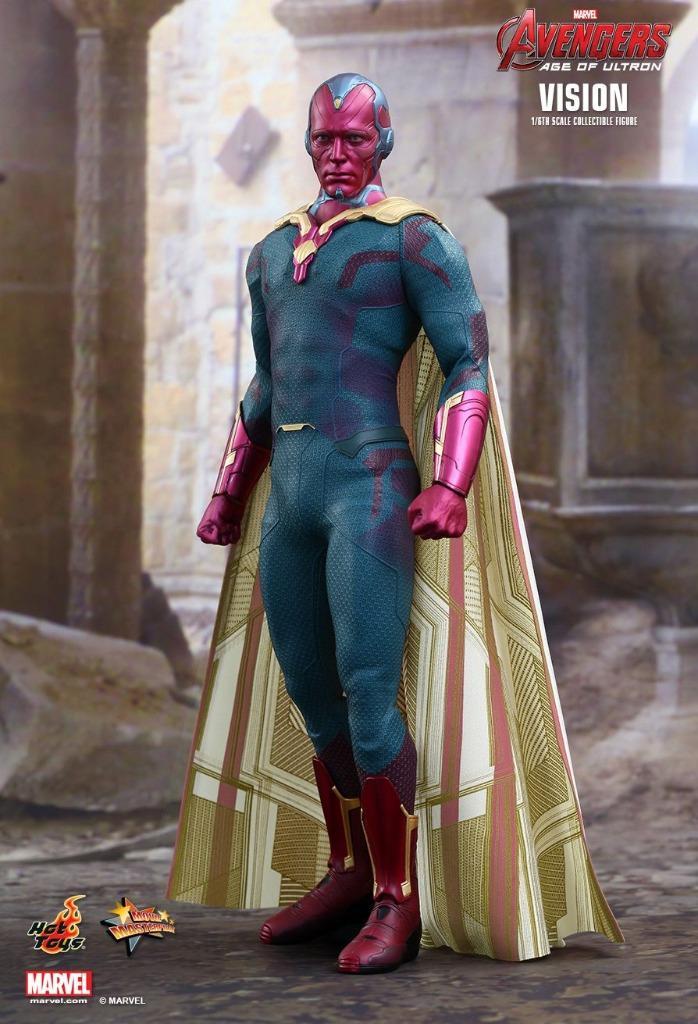 Hot Toys Vision (Avengers Age of Ultron) MMS296, Verzamelen, Beelden en Beeldjes, Nieuw, Ophalen of Verzenden