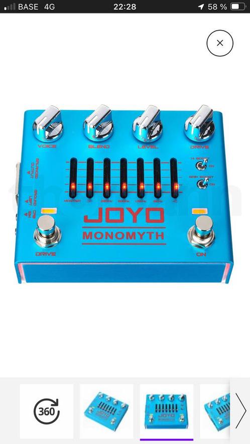 JOYO basvoorversterker, Muziek en Instrumenten, Effecten, Zo goed als nieuw, Ophalen of Verzenden