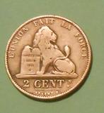 Léopold II  - 2 cent 1874 - version Française, Enlèvement ou Envoi, Monnaie en vrac, Belgique