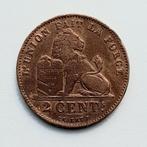 Belgique 2 cents 1909/05 (579), Timbres & Monnaies, Enlèvement ou Envoi, Monnaie en vrac