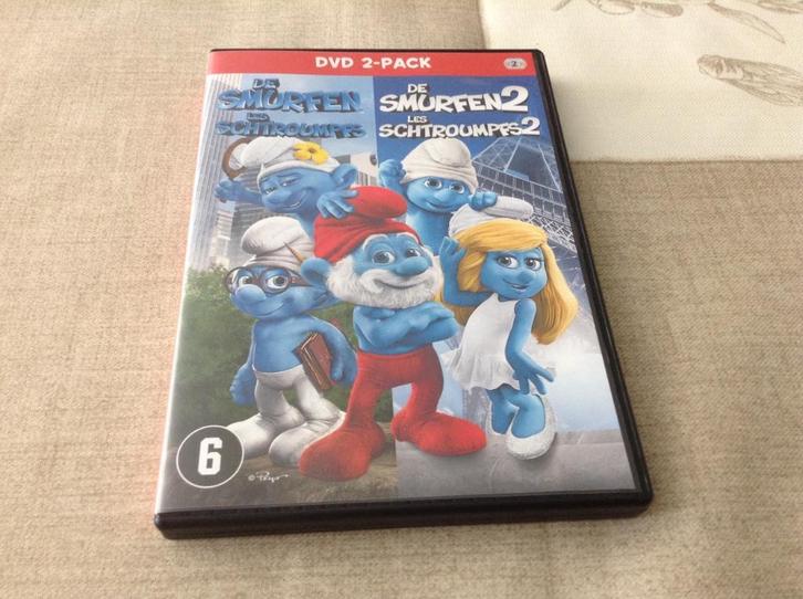 De Smurfen dubbel DVD, Cd's en Dvd's, Dvd's | Tekenfilms en Animatie, Zo goed als nieuw, Europees, Tekenfilm, Boxset, Vanaf 6 jaar