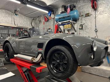 AC Cobra, Cuir, Argent ou Gris, Boîte manuelle, Noir