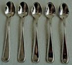 Keltum P7 Perle 5x Espressolepel 9,4cm Mokkalepel, Verzenden, Zo goed als nieuw, Zilver, Bestekset