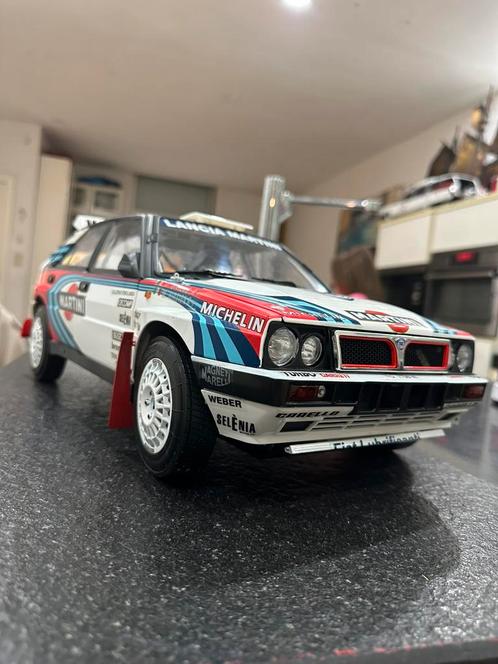Lancia delta 1/8 bijlcollectie, Hobby en Vrije tijd, Modelauto's | 1:5 tot 1:12, Zo goed als nieuw, Auto, 1:5 t/m 1:8, Ophalen