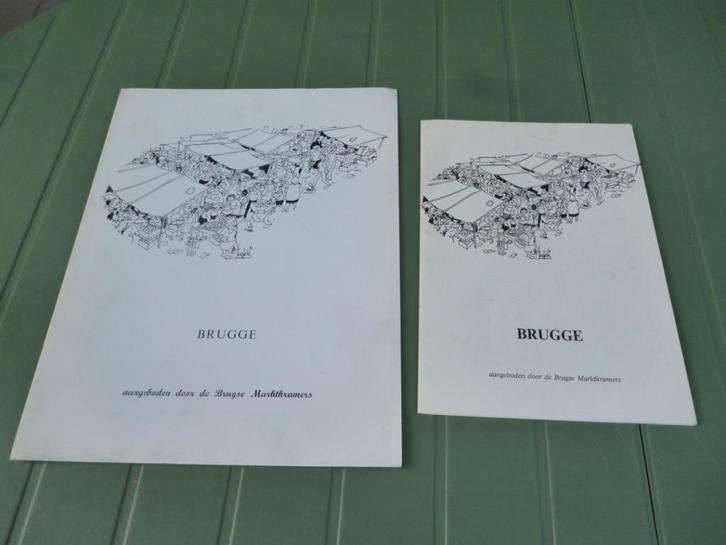 Map met 8  pentekeningen Brugge (Maurits Dousselaere), Antiek en Kunst, Kunst | Tekeningen en Fotografie, Ophalen of Verzenden