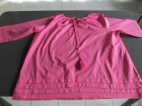 roze dames blouse, Kleding | Dames, Blouses en Tunieken, Zo goed als nieuw, Maat 46/48 (XL) of groter, Roze, Ophalen