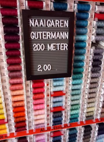 gutermann naaigaren goede kwaliteit/veel kleuren voor € 2,00 beschikbaar voor biedingen