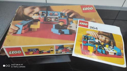 Lego 264 „de woonkamer” vintage, Kinderen en Baby's, Speelgoed | Duplo en Lego, Gebruikt, Lego, Complete set, Ophalen of Verzenden