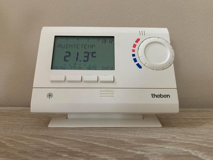 Theben RAM 813 top2 HF draadloze thermostaat, Doe-het-zelf en Bouw, Thermostaten, Zo goed als nieuw, Ophalen of Verzenden