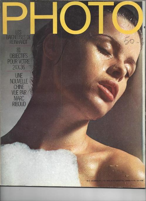 PHOTO Magazine - Décembre 1971 VERKOCHT, Livres, Journaux & Revues, Utilisé, Musique, Cinéma ou TV, Envoi