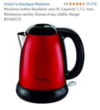 Bouilloire sans fil, Capacité 1,7 L, Inox, qualité, Ophalen, Zo goed als nieuw, Draadloos