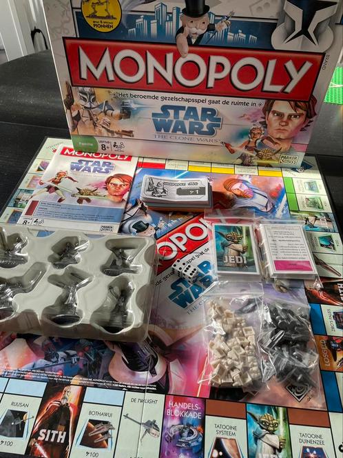 Monopoly Starwars, Hobby en Vrije tijd, Gezelschapsspellen | Bordspellen, Ophalen of Verzenden