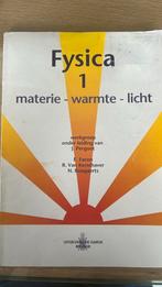 Fysica 1 Materie-warmte-licht, Utilisé, Enlèvement ou Envoi