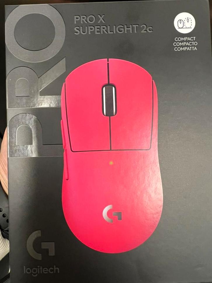 Logitech G PRO X SUPERLIGHT 2c dernier model, Computers en Software, Muizen, Zo goed als nieuw, Muis, Draadloos, Gaming muis, Ophalen