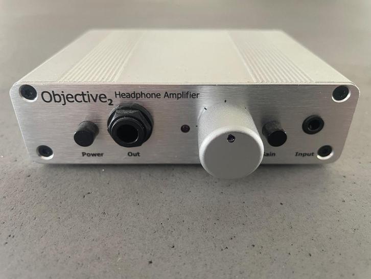 Objective 2 hoofdtelefoonversterker en DAC, Audio, Tv en Foto, Converters, Zo goed als nieuw, Ophalen of Verzenden