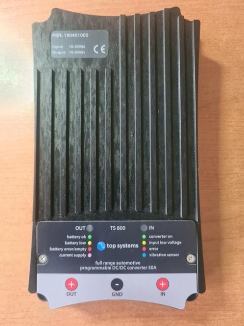 TS 800 C-50 acculader, DC/DC, Caravans en Kamperen, Mobilhome-accessoires, Zo goed als nieuw, Ophalen of Verzenden