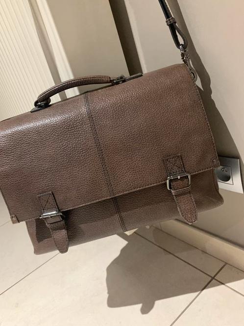 Echt lederen laptop/ boekentas PICARD - kort gebruikt, Handtassen en Accessoires, Tassen | Schooltassen, Zo goed als nieuw, Aktetas of Boekentas