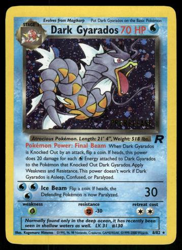 Dark Gyarados 8/82 - Team Rocket (NM) beschikbaar voor biedingen
