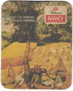 bierviltje 1st Wiel's Peter Breugel, Verzamelen, Biermerken, Verzenden