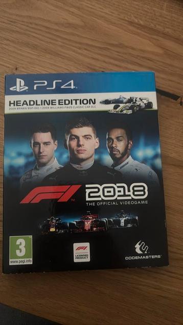 F1 2018 : Édition Headline beschikbaar voor biedingen