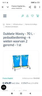 Dubbele vuilbak nieuw, Ophalen, Nieuw