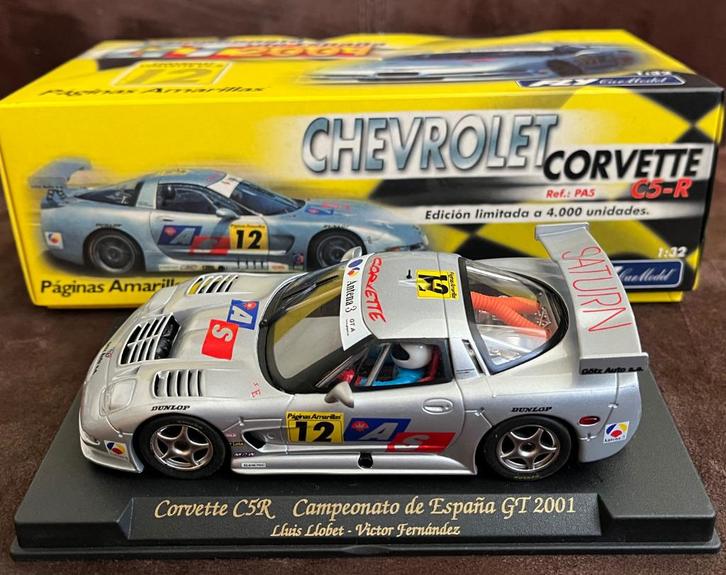 Fly Chevrolet Corvette C5-R Paginas Amarillas Lim.Ed. PA5‼️, Kinderen en Baby's, Speelgoed | Racebanen, Nieuw, Elektrisch, Verzenden