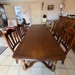Vol eiken : Dressior + tafel +  6 stoelen, Antiek en Kunst, Antiek | Meubels | Kasten, Ophalen