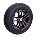 Wiel 14 inch 185R14C 5 gaats 900kg aluminium velg zwart / zi, Caravanes & Camping, Neuf