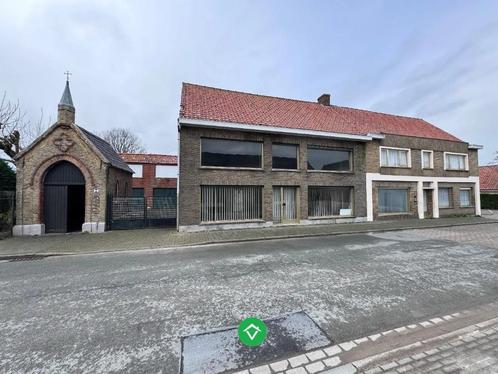 TE RENOVEREN WONING MET 5 SLPKS + STUK BOUWGROND KOEKELARE, Immo, Huizen en Appartementen te koop, Provincie West-Vlaanderen, 1500 m² of meer