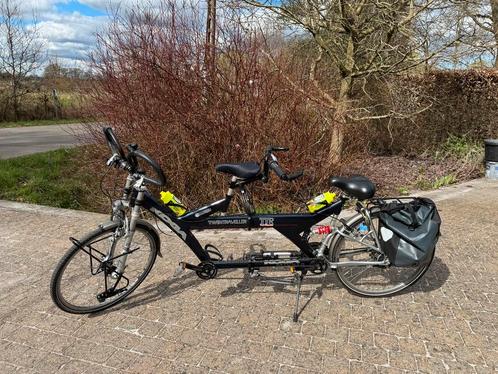 Koga twin traveller deelbaar + fietsendrager voor tandem, Fietsen en Brommers, Fietsen | Tandems, Minder dan 10 versnellingen