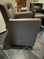 6 eetkamerstoelen, Ophalen, Overige kleuren, Leer, Zo goed als nieuw