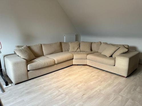 Grote hoekzetel, Huis en Inrichting, Zetels | Complete zithoeken, Gebruikt, Stof, Ophalen