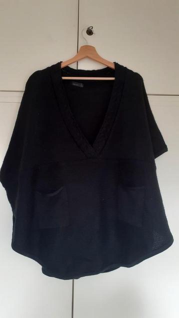 Poncho VERO MODA Noir Taille S/M beschikbaar voor biedingen