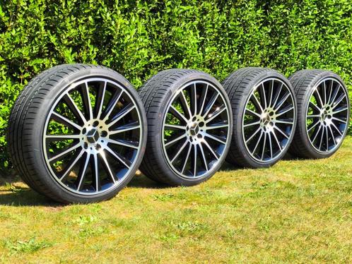 Mercedes AMG style velgen 19 inch zomerbanden, Auto-onderdelen, Banden en Velgen, Velg(en), Zomerbanden, 19 inch, 225 mm, Personenwagen
