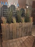 Plantenbak van steigerhout, Tuin en Terras, Bloembakken en Plantenbakken, Ophalen, Gebruikt, 100 cm of meer, 60 cm of meer