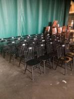 50 très belles chaises de bar en bois noir, Comme neuf, Noir, Bois, Cinq, Six Chaises ou plus