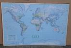 Carte du monde, Ophalen, Gebruikt, 50 tot 75 cm, Print